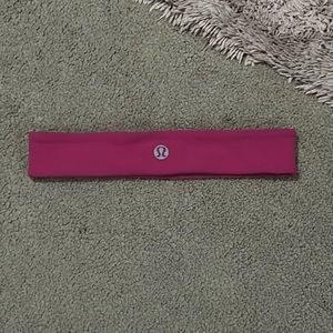 Pink lululemon headband